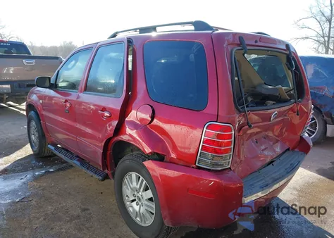 2005 Mercury Mariner Convenience from USA, damaged, VIN 4M2YU56Z85DJ10007